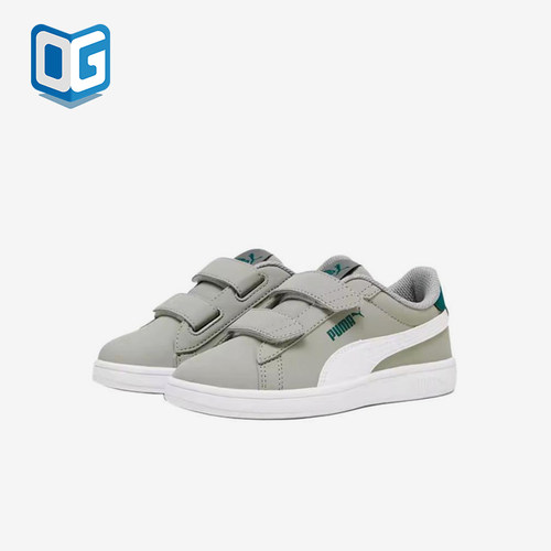 Puma/彪马正品Smash30BuckVPS儿童灰白色低帮板鞋392040-06