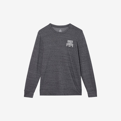 UA/安德玛正品Rival Terry Graphic Crew男士套头卫衣1379764-012