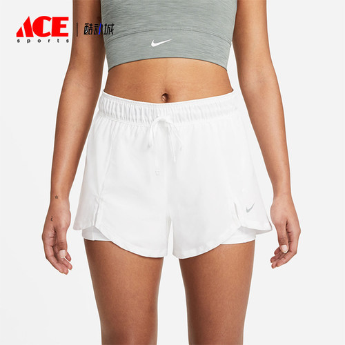 Nike/耐克正品2025女士透气二合一工装梭织跑步短裤DA0454-100