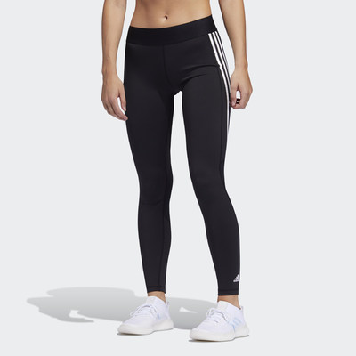 Adidas/阿迪达斯正品夏季女子训练弹力运动透气紧身长裤 FJ7173