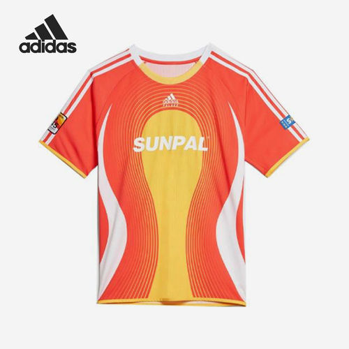 Adidas阿迪达斯正品PALACE联名男女足球合身直筒短袖T恤GL7170