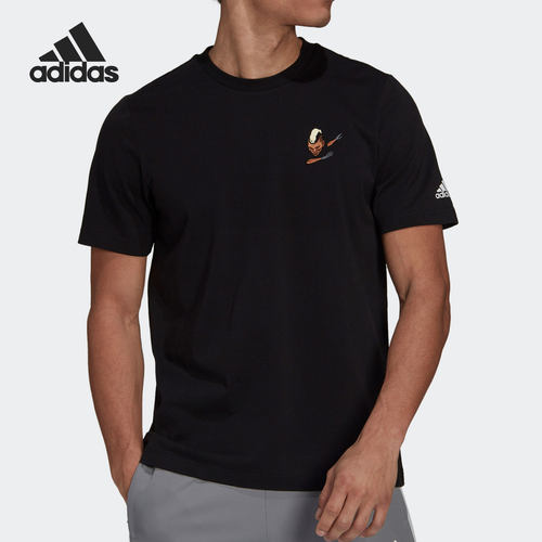 Adidas/阿迪达斯正品年新款男子夏季短袖休闲运动T恤 HA5462