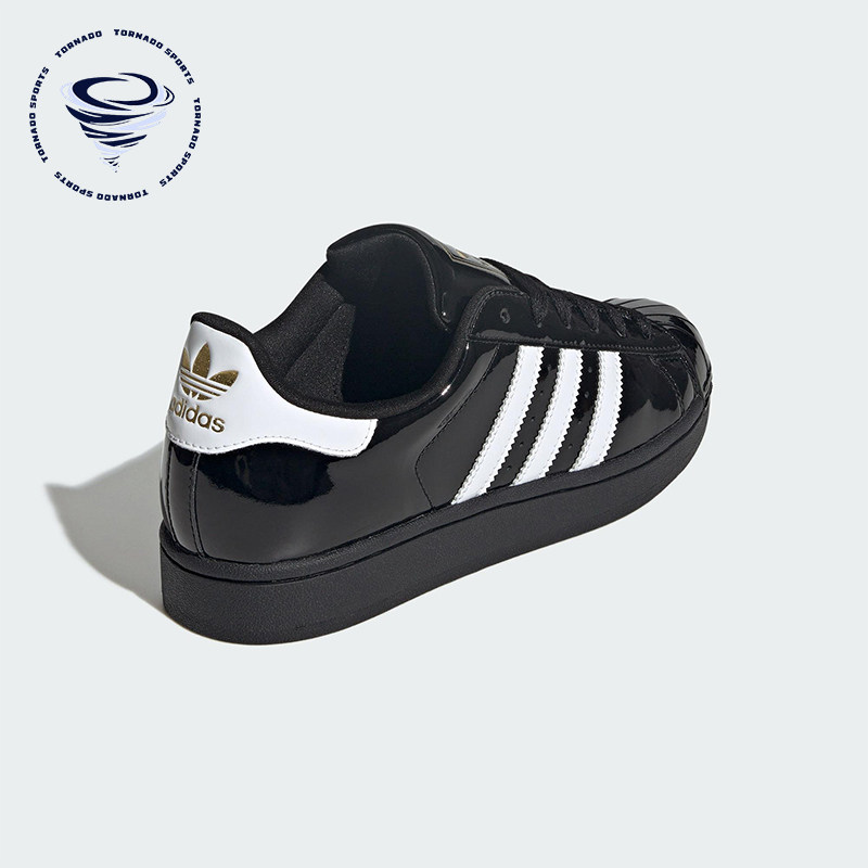 Adidas/阿迪达斯正品三叶草女士耐穿重流低帮贝壳头板鞋JS4009