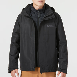 冲锋衣5032021 Jack 户外三合一男士 狼爪正品 6000 wolfskin