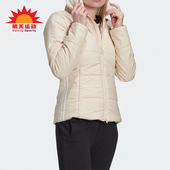 Adidas 三叶草女士保暖休闲连帽运动棉服GD2509 阿迪达斯正品