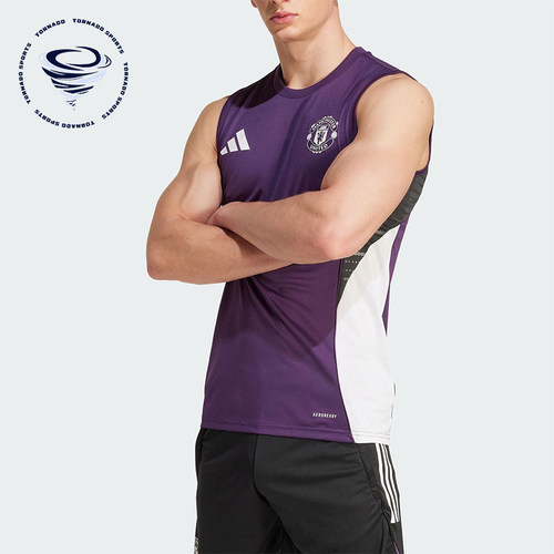 Adidas/阿迪达斯正品2025夏季款男士运动无袖训练足球背心JP3110