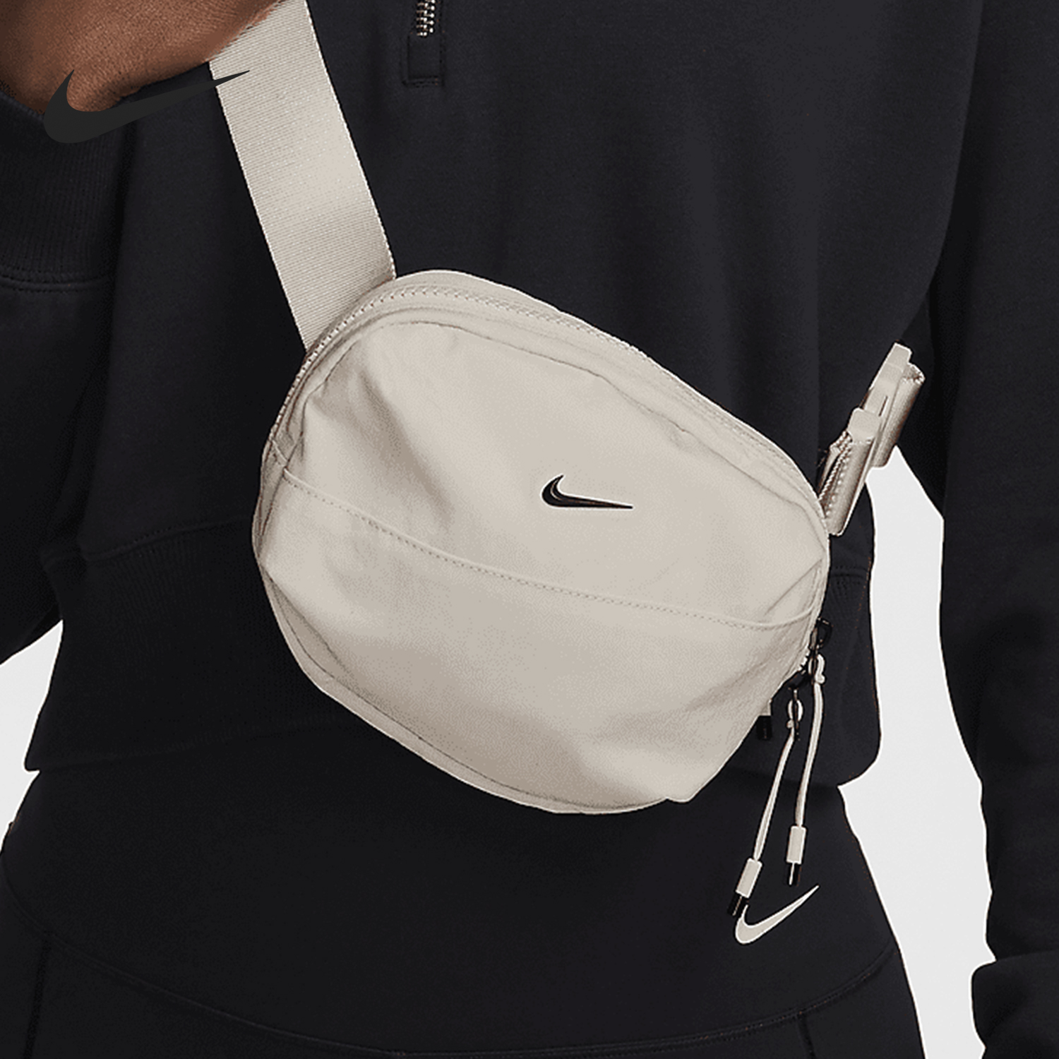 Nike/耐克正品秋季新款男女简约便携户外运动腰包HM6120-072