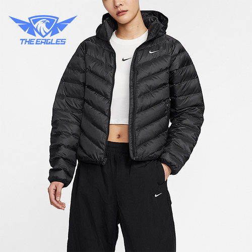 Nike/耐克正品Therma-FIT女士连帽经典保暖运动羽绒服HV5106-010