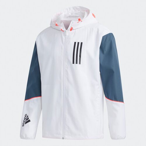 Adidas/阿迪达斯正品 W.N.D. 男子连帽运动风衣夹克外套 GF3998