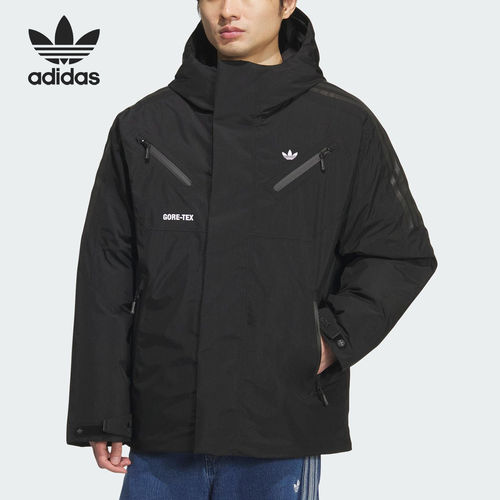 Adidas/阿迪达斯正品三叶草男士连帽保暖宽松运动外套KF4469