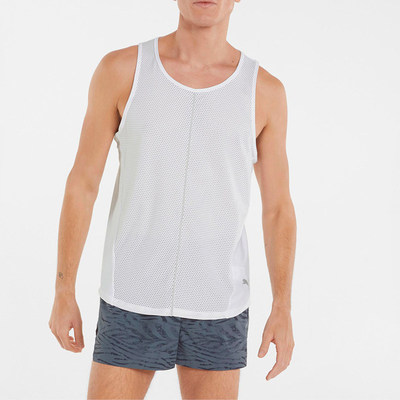 Puma/彪马正品RUN CLOUDSPUN SINGLET男士无袖背心521398-02