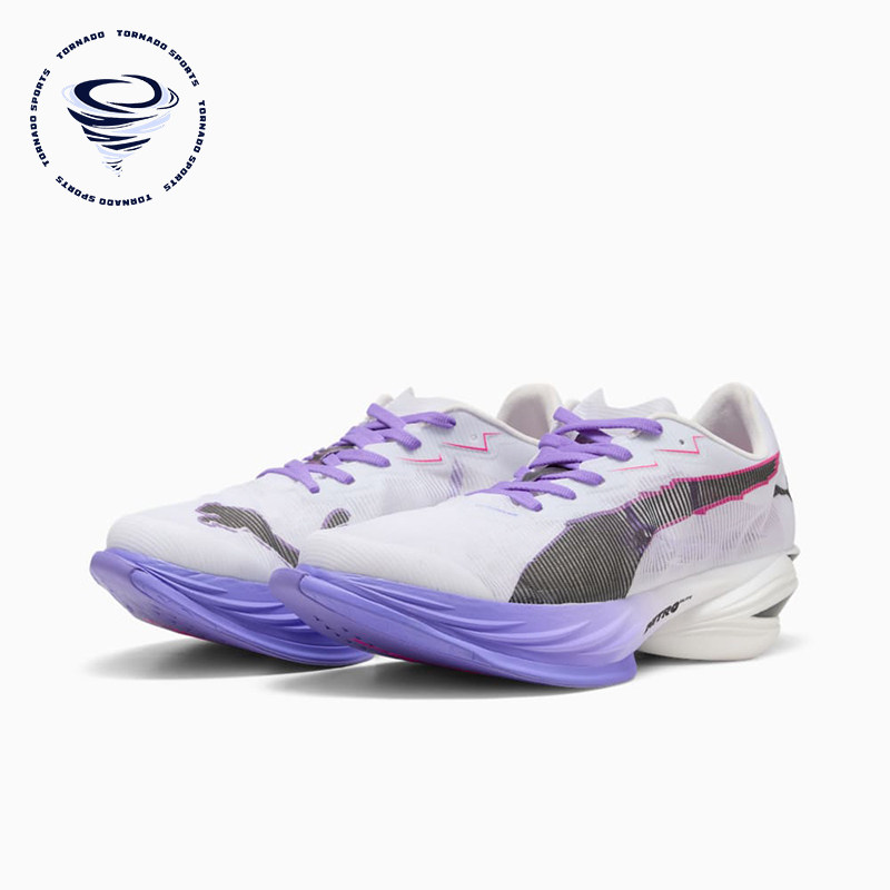 Puma/彪马正品Fast-R3DIGITOKYO新款女白紫色经典跑步鞋312059-01