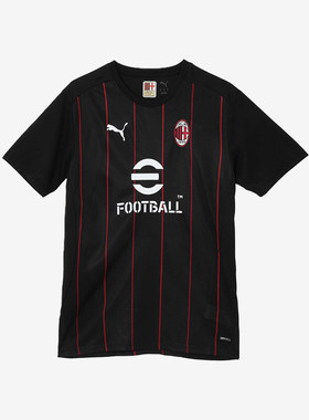 Puma/彪马正品AC米兰赛前热身球衣男士经典吸湿短袖T恤779344-07