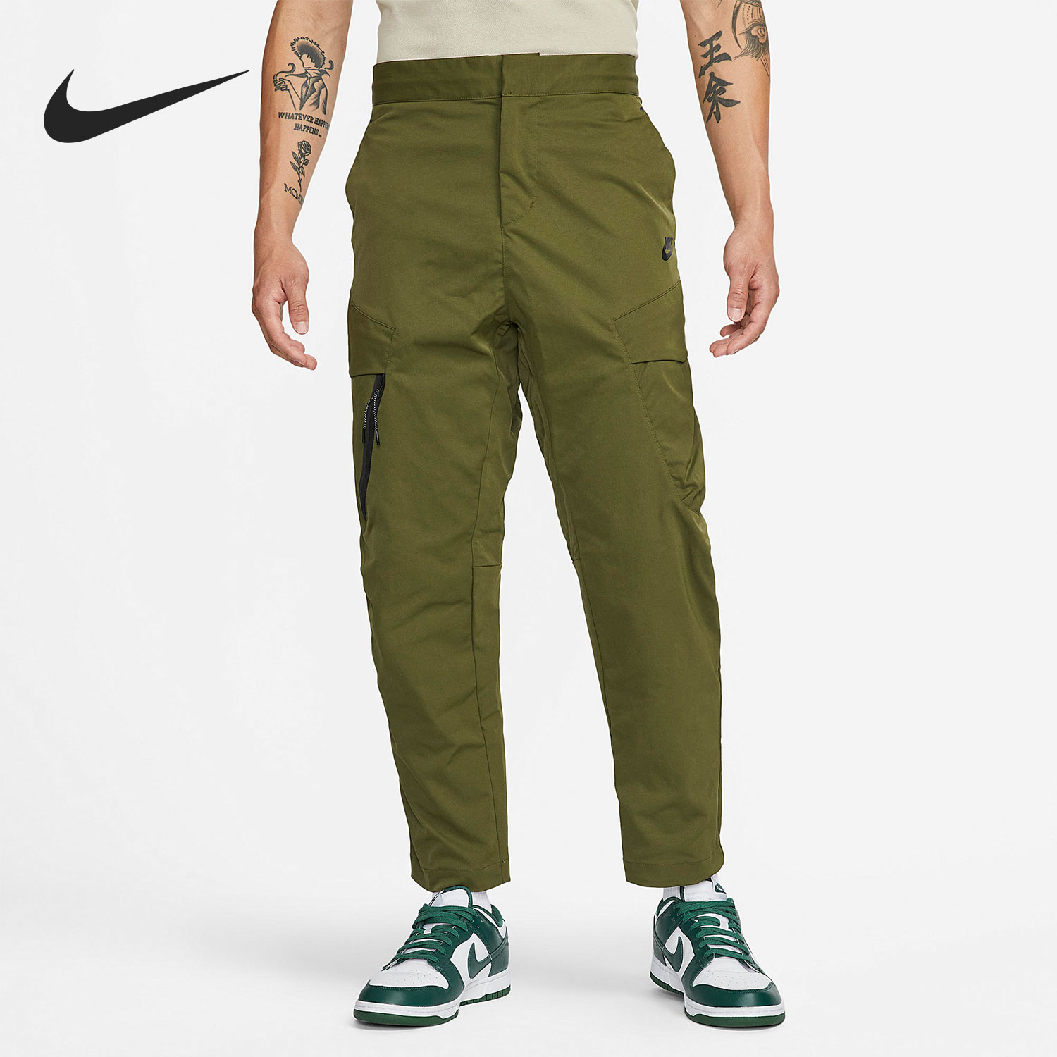 Nike/耐克官方正品男子舒适透气梭织系带休闲运动长裤 DH3867-326