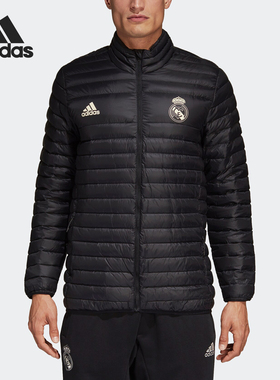 Adidas/阿迪达斯正品REALLGHT DWN 皇马羽绒服男子外套夹克CY6110