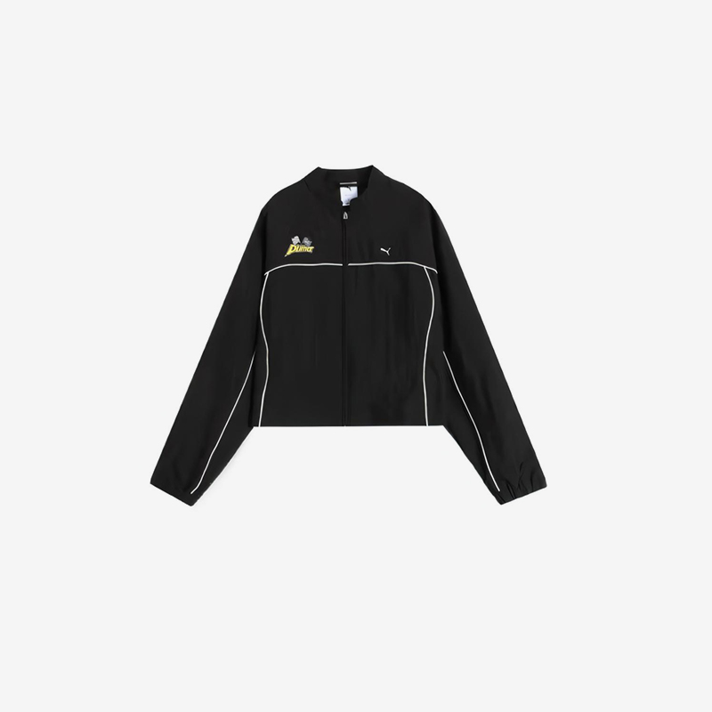 Puma/彪马官方正品春季女士宽松短款梭织赛车线条外套631343-01