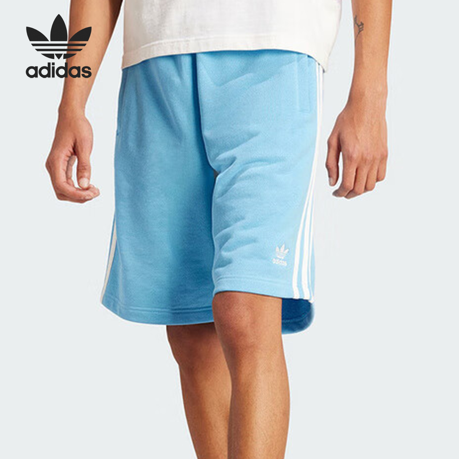 Adidas/阿迪达斯正品三叶草夏季新款男士简约运动短裤IR8008