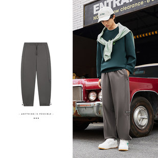 李宁正品反伍BADFIVE草木皆兵系列男子运动休闲时尚长裤AKLS643