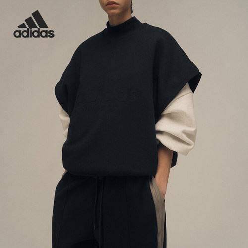 Adidas/阿迪达斯正品秋季新款女士运动宽松无袖卫衣IS5303