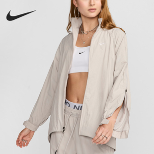 014 Nike 耐克官方正品 2024新款 女士立领梭织运动训练外套FV7536