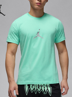 Nike/耐克正品JORDAN男士运动休闲针织圆领短袖T恤FN5989-349