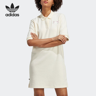 连衣裙IP3755 三叶草女子运动宽松短袖 Adidas 阿迪达斯正品
