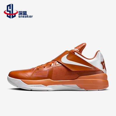 Nike/耐克正品Zoom KD 4男士耐磨魔术贴减震低帮运动鞋IB3555-800
