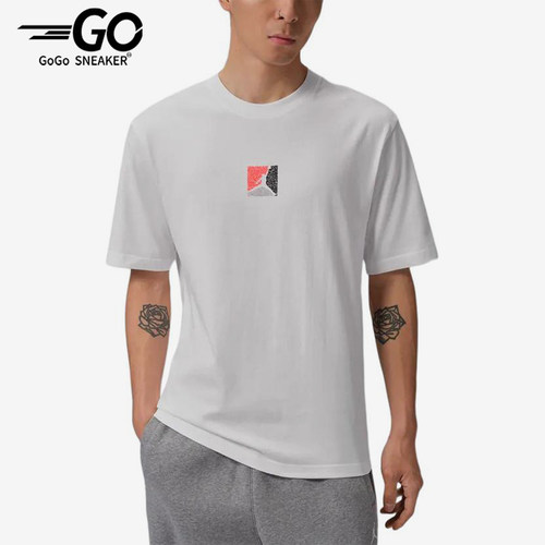 Nike/耐克正品JORDAN新款男白色印花圆领经典短袖T恤IF3065-100
