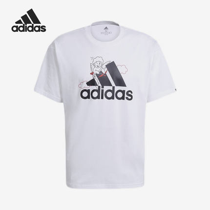 Adidas/阿迪达斯正品夏季新款男子休闲运动短袖T恤 GL3485