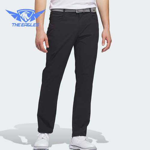 Adidas/阿迪达斯正品2026男士高尔夫梭织训练经典户外长裤KE9529