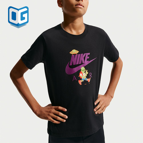 Nike/耐克正品Sportswear大童短袖套头舒适印花T恤IO1987-010