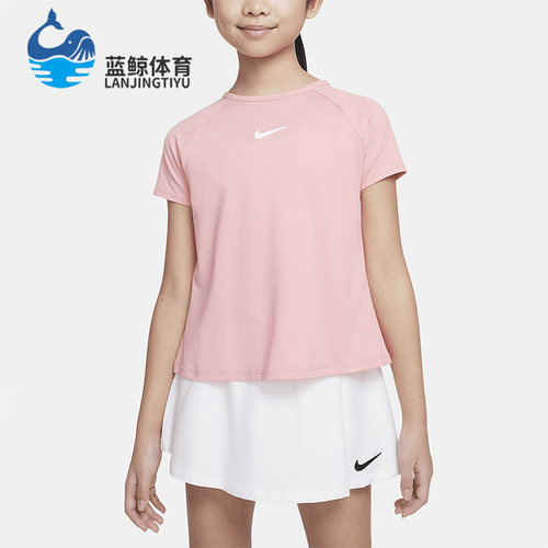 Nike/耐克正品Court Dri-FIT 大童网球运动短袖CV7567-611