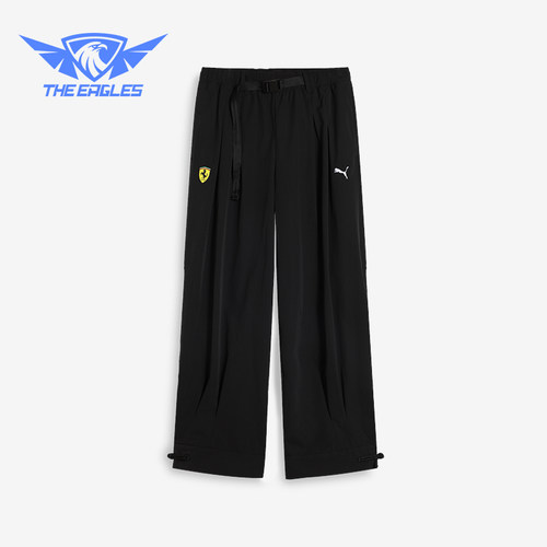 Puma/彪马正品FERRARI男士运动休闲宽松经典户外长裤634329-01