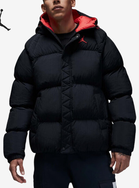 Nike/耐克正品JORDAN冬季新款男子连帽运动保暖棉服DQ7349