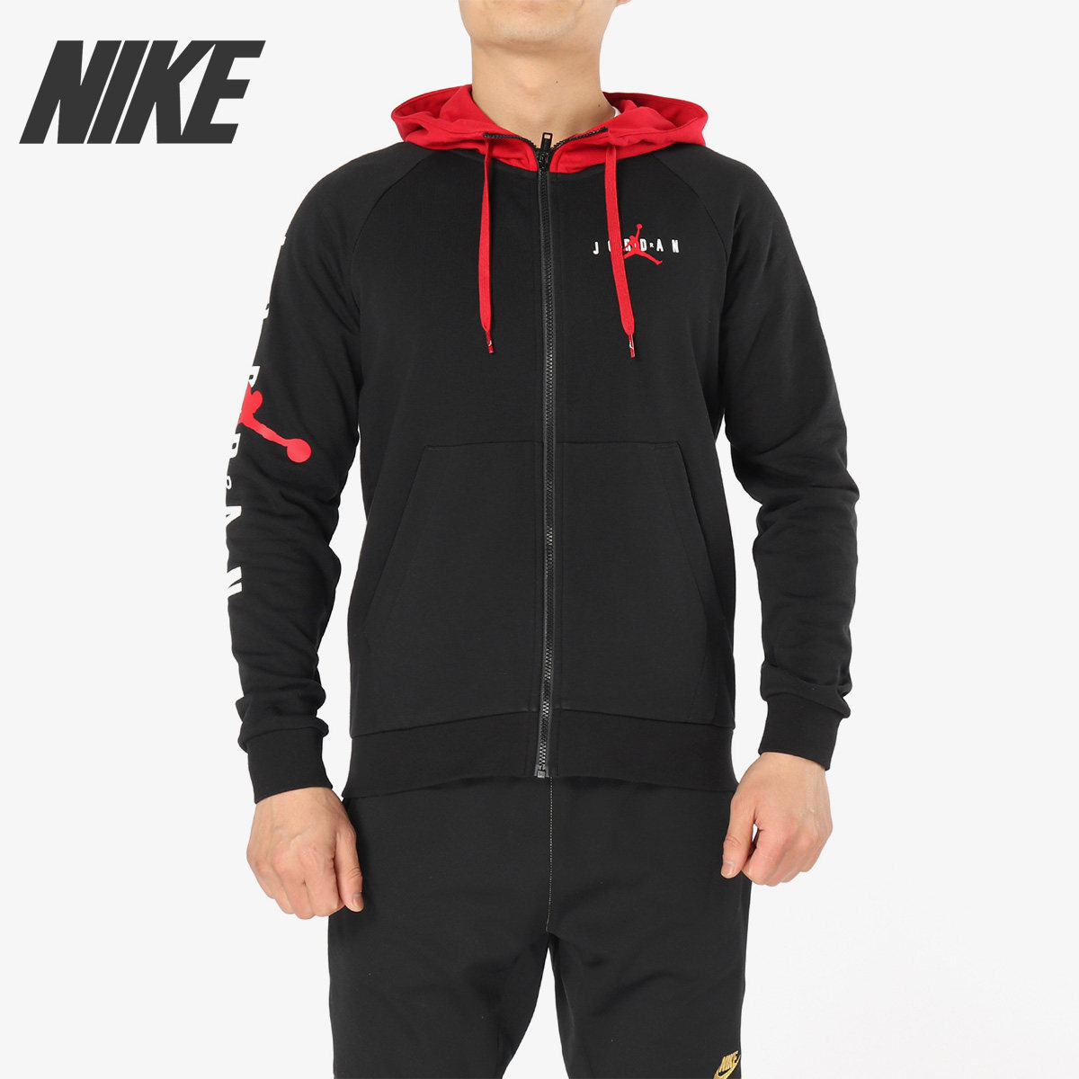Nike/耐克正品当季新款运动服连帽针织夹克舒适休闲外套AR4736