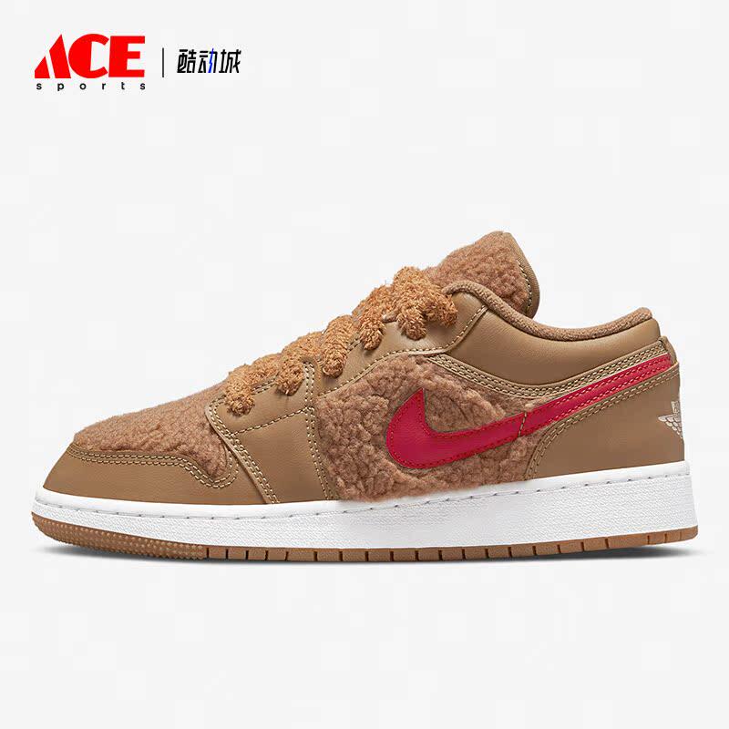 Nike/耐克正品Jordan1 Low AJ1女子GS大童鸳鸯板鞋DO2233-264