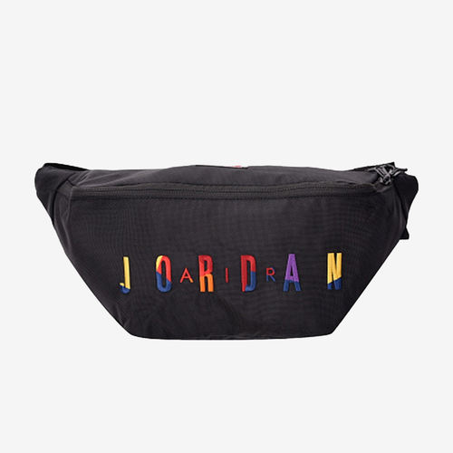Nike耐克正品JordanCrossbody男女刺绣拉链斜挎包9A0255-K5T