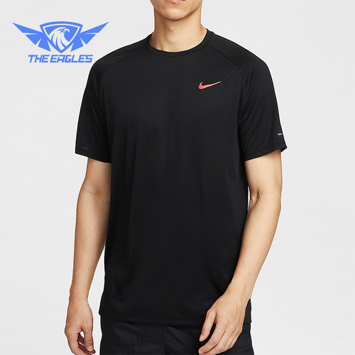 Nike/耐克正品Dri-FIT 男士套头跑步透气户外运动短袖HV2129-010