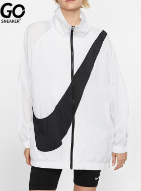 Nike/耐克正品Sportswear新款女白色宽松夹克外套BV3686-100
