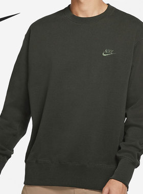 Nike/耐克正品男子刺绣圆领休闲运动卫衣套头衫 DA0022-355