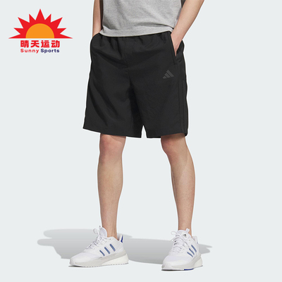 Adidas/阿迪达斯正品2025夏季款男士日常经典梭织运动短裤KC2881