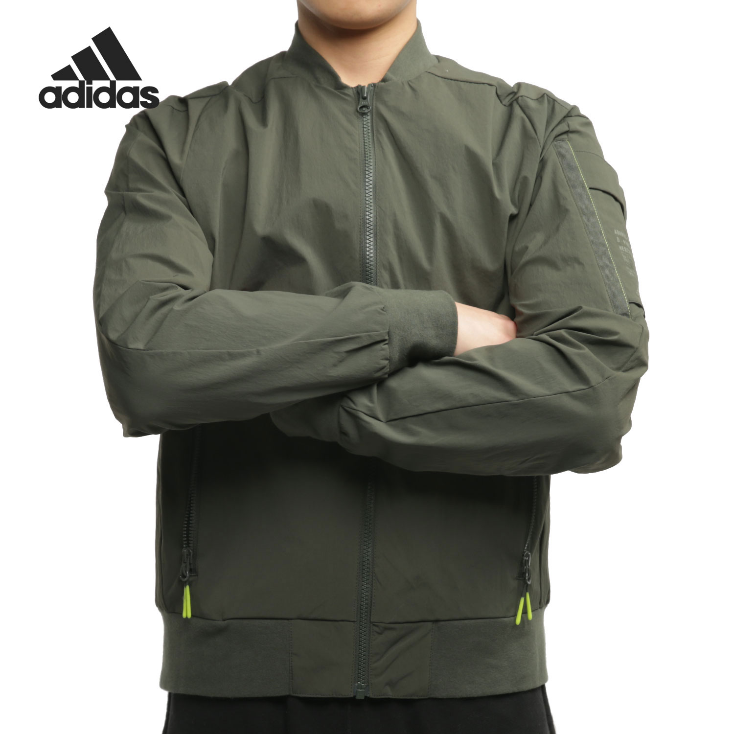 Adidas/阿迪达斯正品男子立领春秋休闲运动夹克外套 GF4029