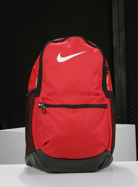 Nike/耐克正品当季新款男女红色双肩背包旅行包书包 CK0932
