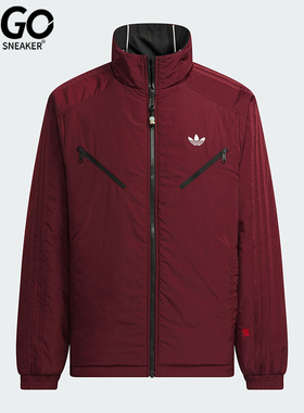 Adidas/阿迪达斯正品三叶草男士运动休闲双面穿棉服KA0821