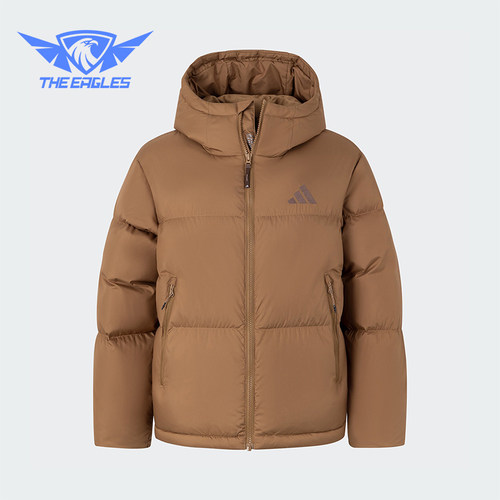 阿迪达斯女士复古户外保暖羽绒服