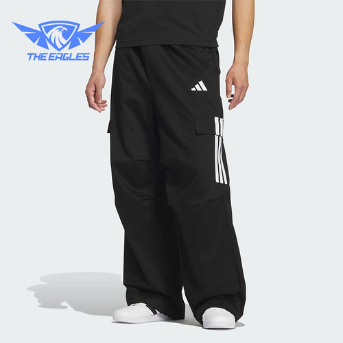 Adidas/阿迪达斯正品V M PARA PNT男士运动宽松三条纹长裤KF2749