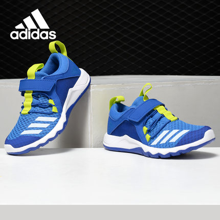 Adidas/阿迪达斯正品当季新款网面儿童透气休闲运动鞋CQ0100