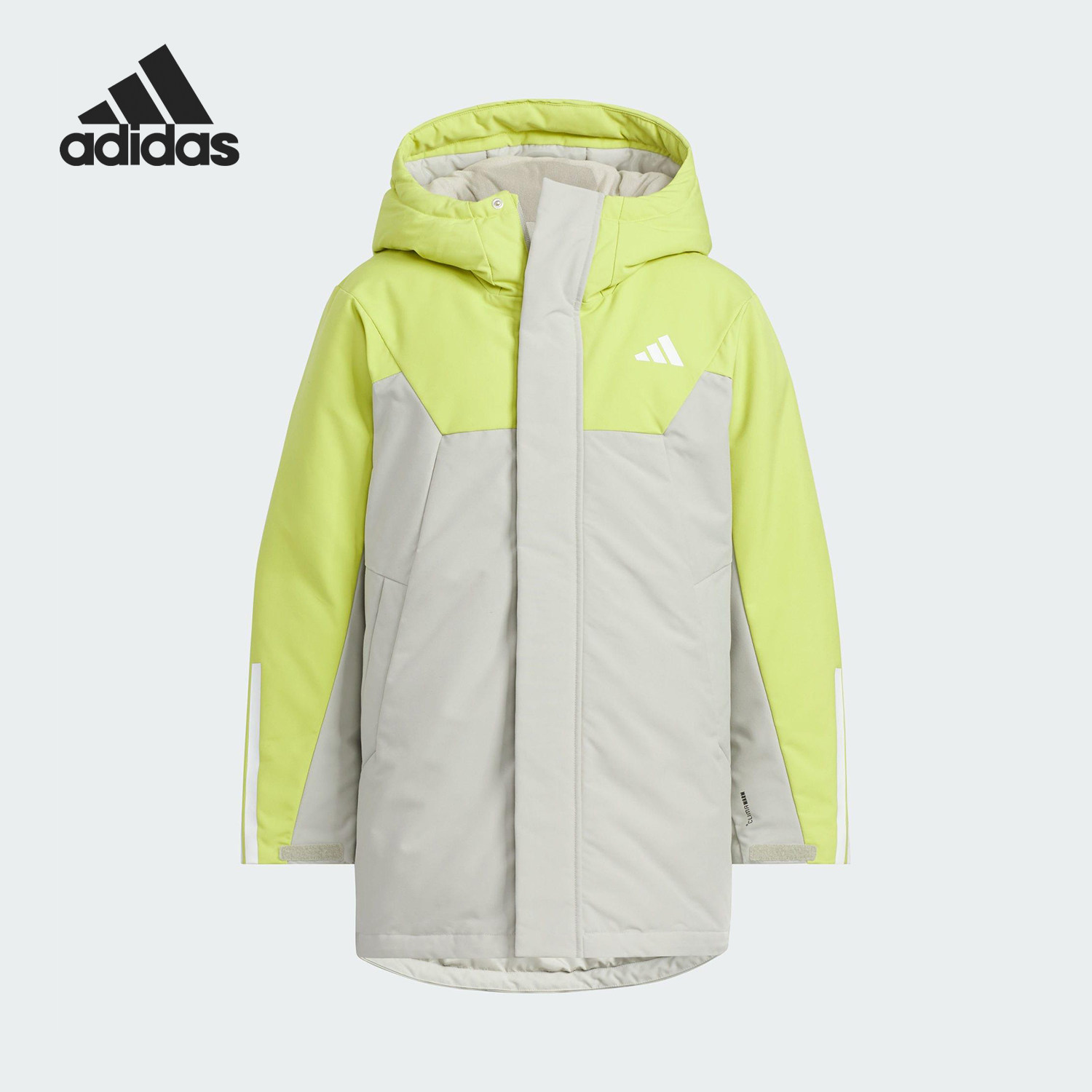 Adidas/阿迪达斯正品JK L PARKA DOWN儿童拼接羽绒服KC5410