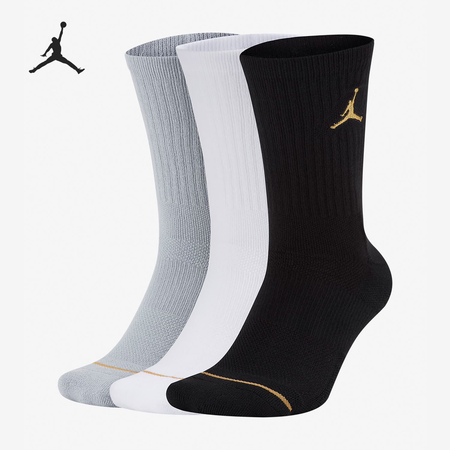 Nike/耐克正品运动袜子当季新款JORDAN中筒情侣篮球袜SX5545