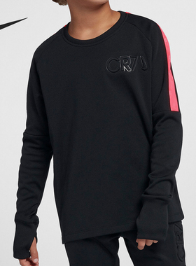 Nike/耐克正品秋冬新款大童加绒圆领运动保暖卫衣AA9890-010